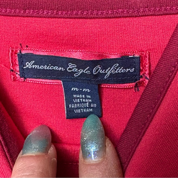 VTG American Eagle Outfitters Y2K Babydoll Sleeveless Mini Dress Women's M - Picture 10 of 11